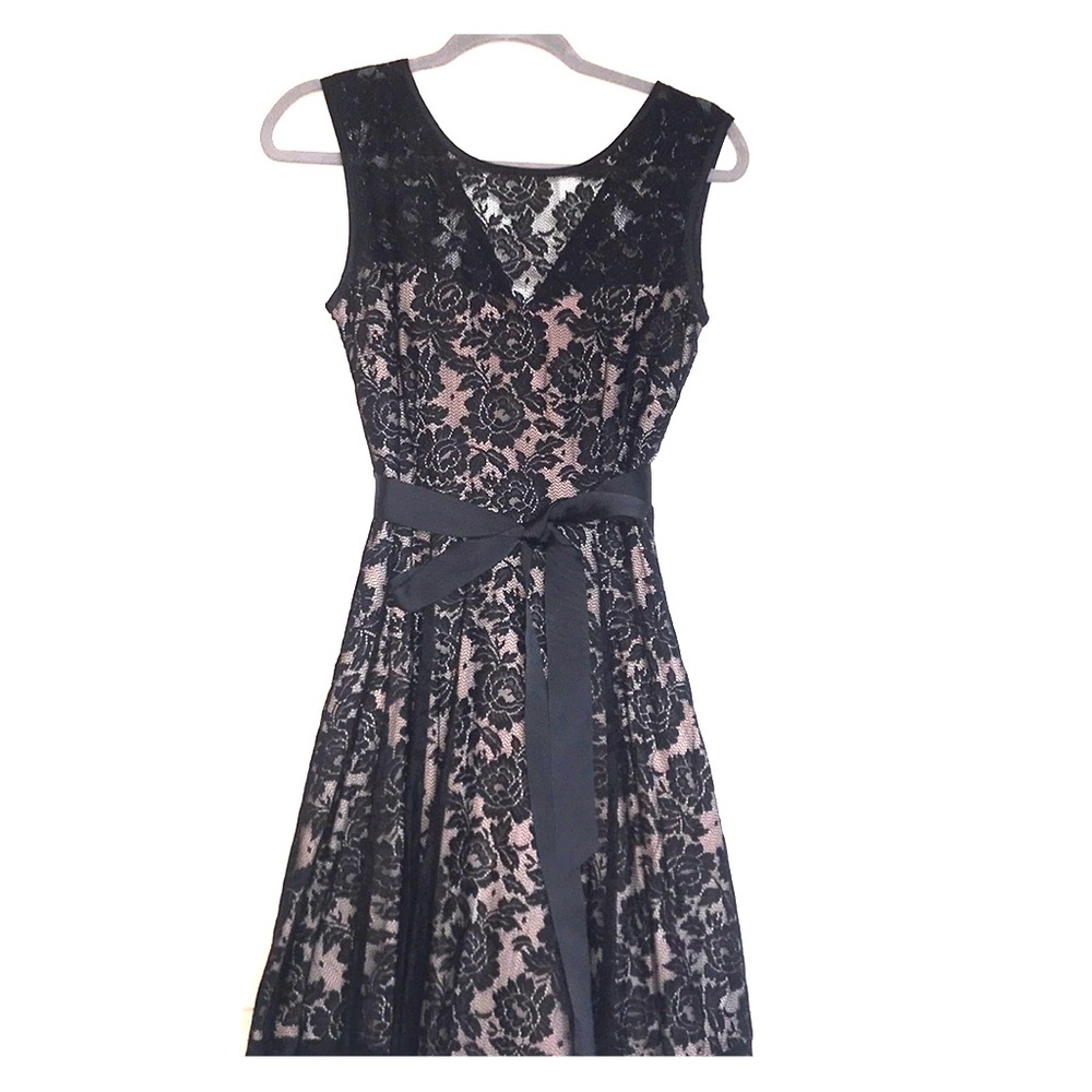 Black cocktail dress